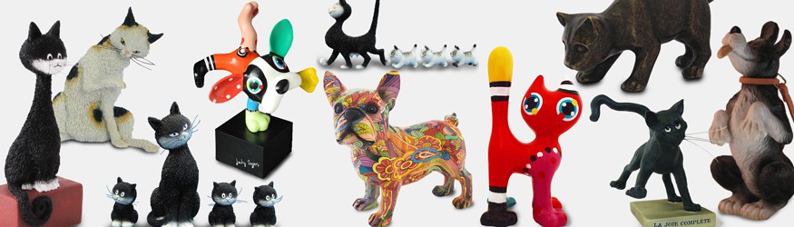 Figurines Chats et Chiens