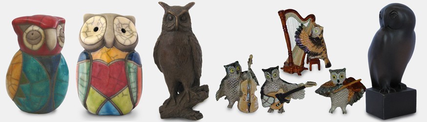 Figurines Chouettes - Hiboux